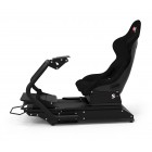 Rseat S1 Alcantara® Seat /Black Frame Racing Simulator Cockpit